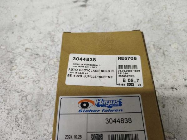 MIROIR DE RETROVISEUR DROIT MERCEDES - Vue 1